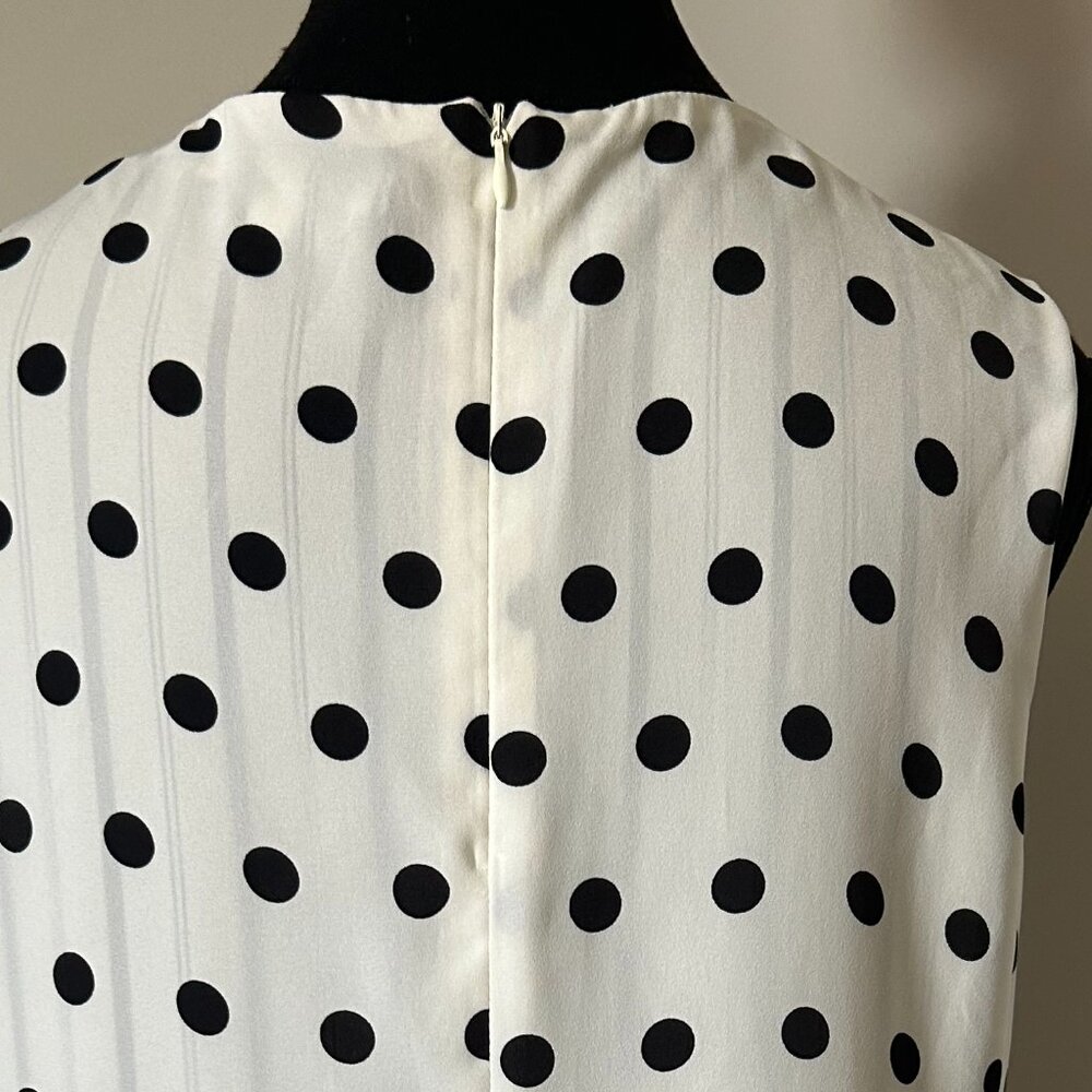 POLKA DOT SLEEVELESS TOP - Picture 3 of 3